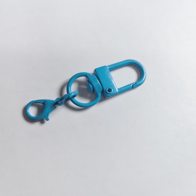 カラフルなペイント U 字型ドアバックル + ロブスタークラスプ diy 人形ぶら下げバックルバッグぶら下げチェーンバックルキーホルダージュエリーアクセサリー|undefined