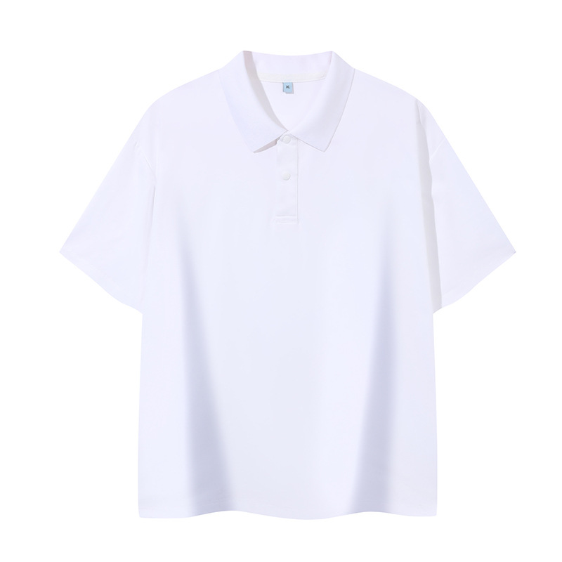 7A antibacteriano cuatro cierre Solona marca de moda con solapa de manga corta polo ropa de trabajo camisa cultural ropa personalizada