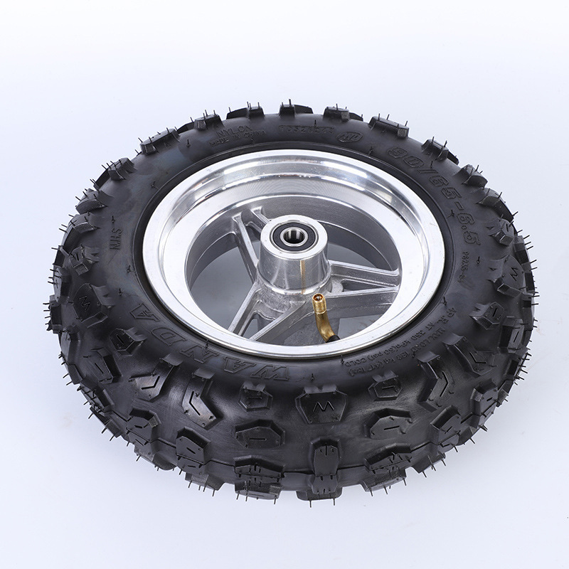 Scooter Modification Accessories 90/65-6.5 Off-Road Integrated Wheel Hub Tire Mobility Scooter 6.5inch Motorcycle Wheel