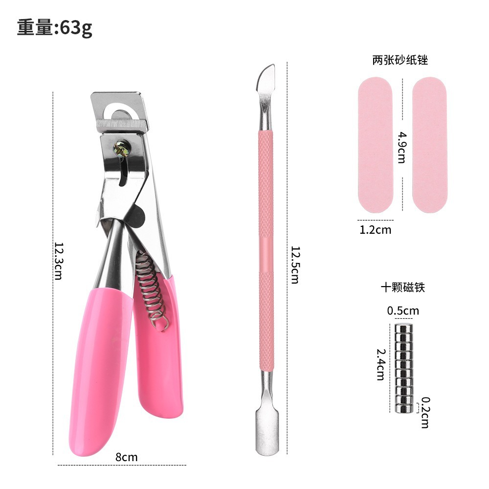 Selección estricta de manicura de acero inoxidable Corte Especial de una palabra DIY usar manicura en forma de u tienda de manicura al por mayor de la misma herramienta de poda