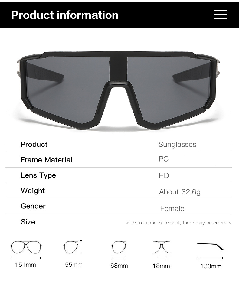90g Weight Full Frame Glasses Structure Sunglasses Classification Ac, UV400 Protection Lens Material Square Glasses Style Travel, Fishing Occasion Geometric Pattern All Seasons Season Unisex Gender Casual, Elegant, Simple Style Style Casual Elegant Simple Style Geometric Ac UV400 Protection Square Full Frame Women's Sunglasses 无