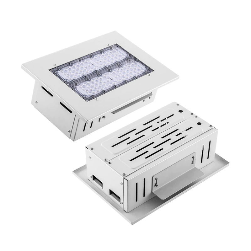 LED станция освещения масло 150W200W встроенная аварийная потолочная лампа спортзал склад пирс заправочная станция взрывозащищенная лампа