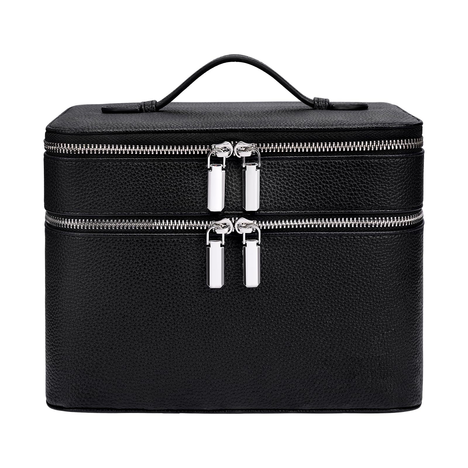Doble capa nueva bolsa de maquillaje profesional portátil paquete de herramientas de cuidado de la piel belleza belleza pestañas caja de almacenamiento bolsa de maquillaje multipartícula