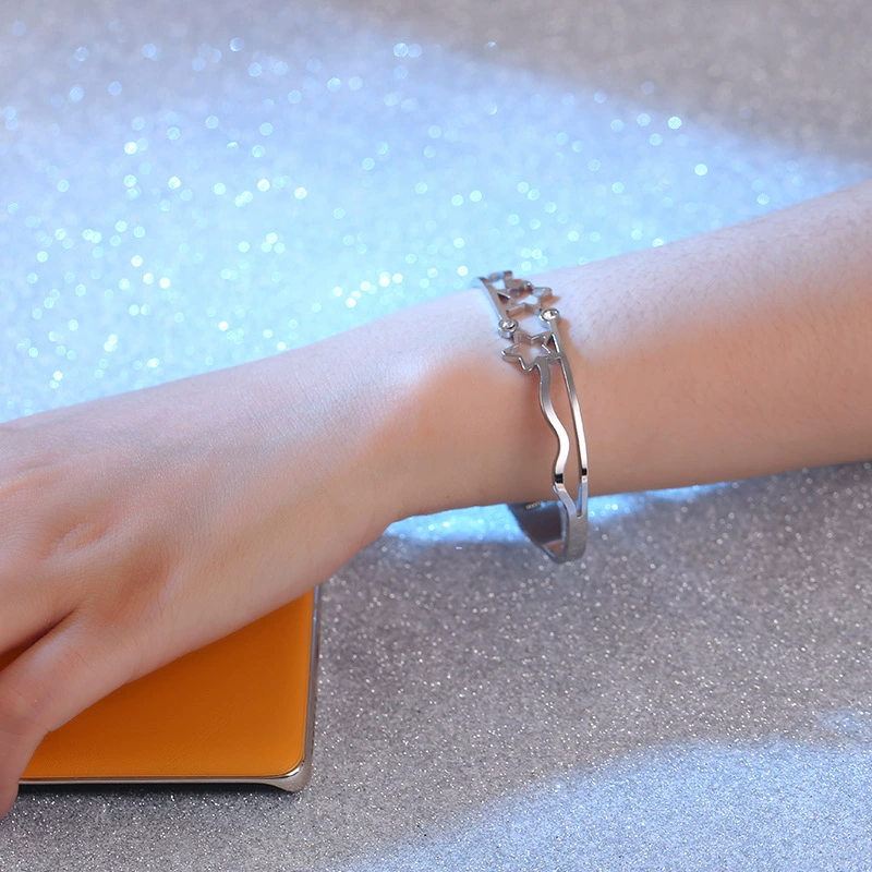 Модная бриллиантовая нержавеющая сталь, ретро аксессуар, корей bracelet, европейский стиль, индивидуальный пошив