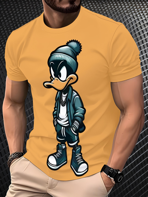 国境を越えた売れ筋メンズラウンドネックファッションプリント半袖パーソナライズされたメンズTシャツソースファクトリーグッズ画像デザイン|undefined