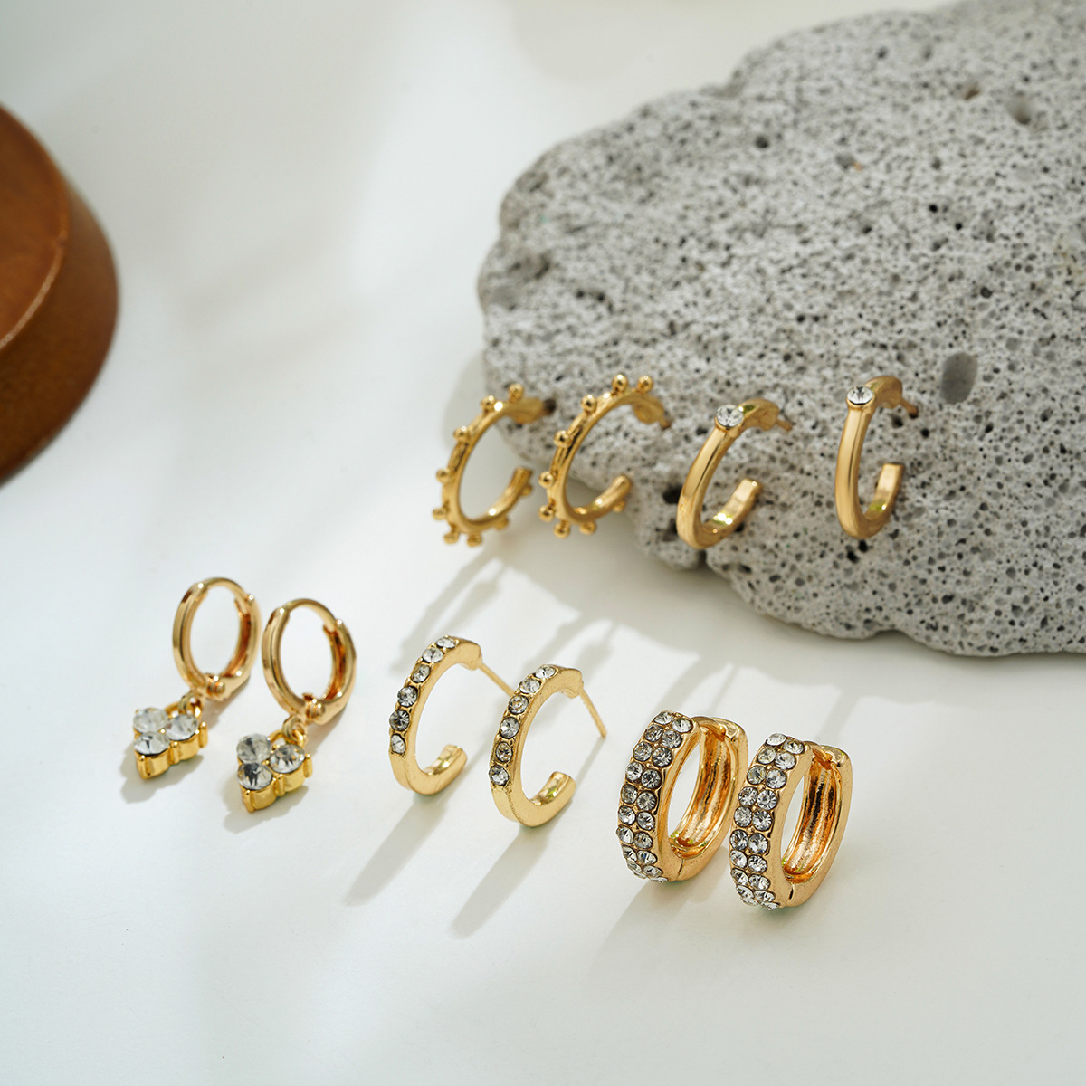 Daily, Street Occasion 1 Set Classic Style Commute Geometric Zinc Alloy Drop Earrings Earrings Ear Studs