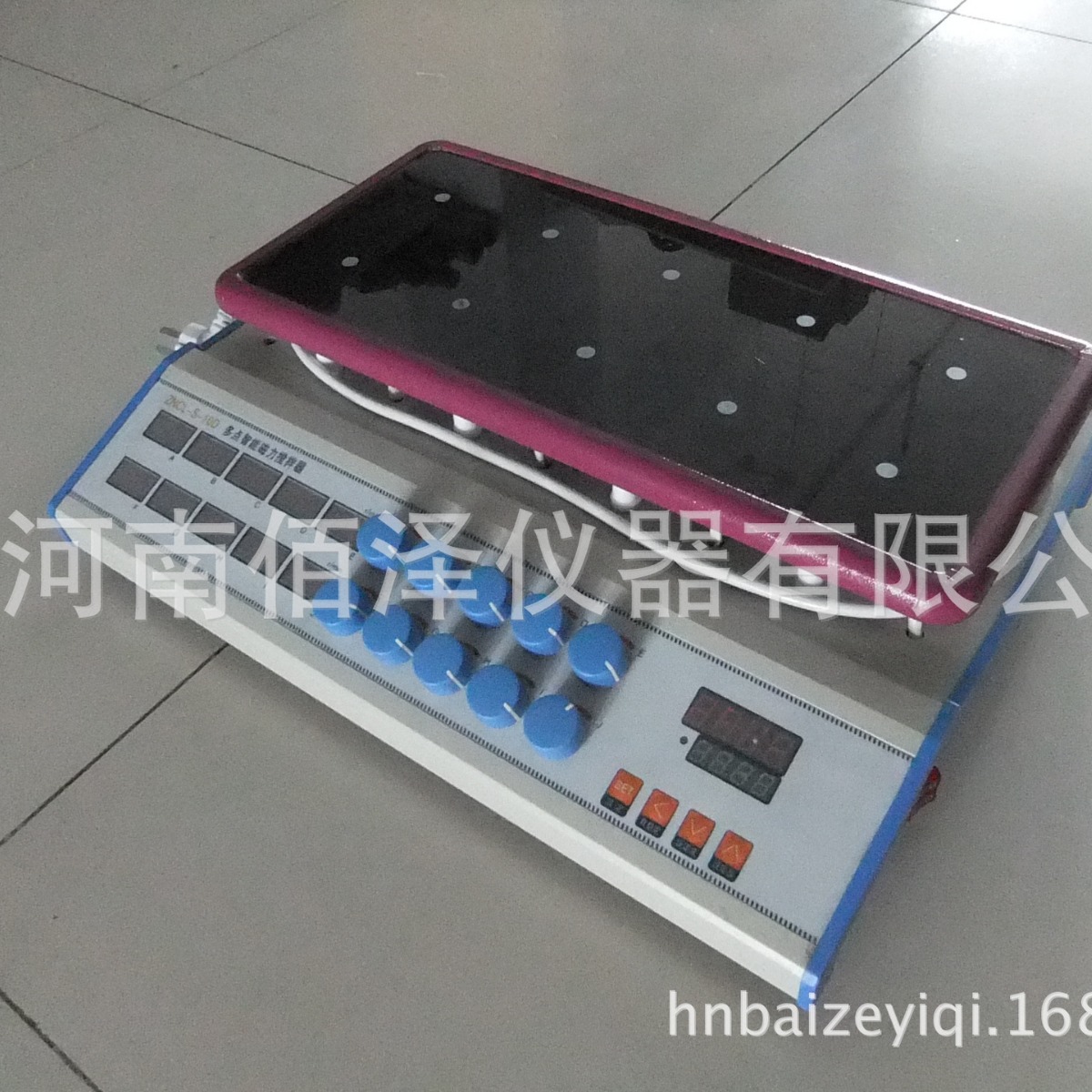 实验室ZNCL-DS10多点数显磁力搅拌加热板厂家直销可开发票可包邮
