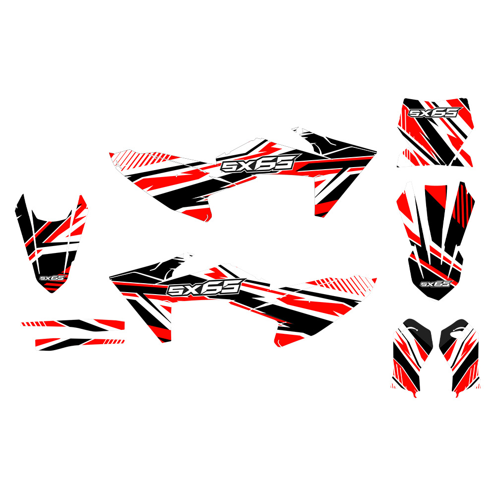 Para KTM SX65 SX 65 2024 - 2026 pegatinas de carcasa de motocicleta todoterreno pegatinas impermeables a prueba de arañazos image 9