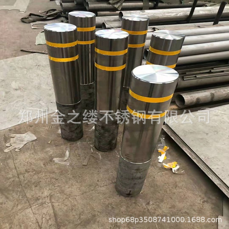 南阳不锈钢路桩厂家 不锈钢道路车档 隔离桩 规格可定