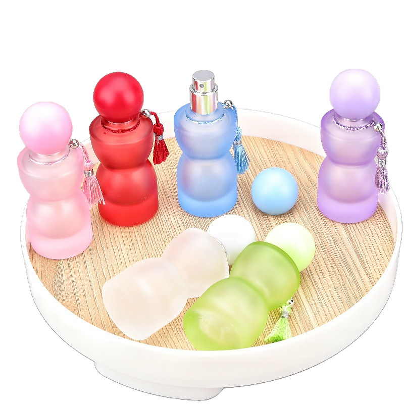 F113 - Botellas de perfume recargables con tapón de rosca al por mayor, botellas de perfume vacías de 30 ml, botellas de vidrio para muestras, reemplazo, viajes, cosméticos