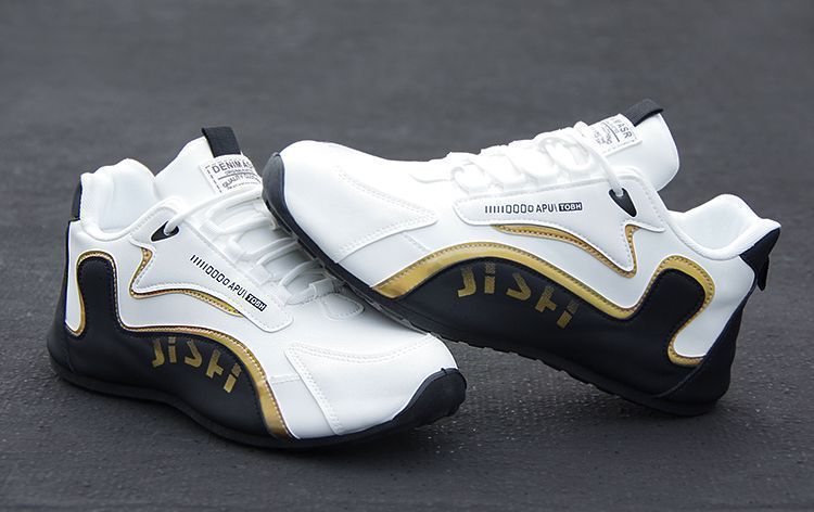 Men's Waterproof Leather Casual Trainers Hidden Height Increase_voghion.com