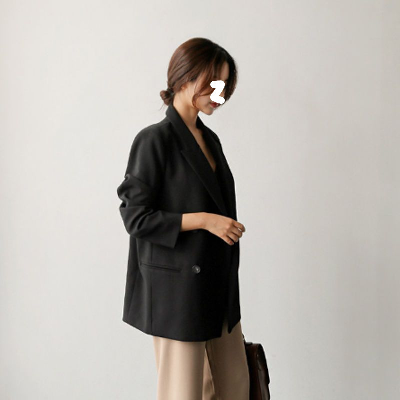Demi-season small classic suit jacket for leisure