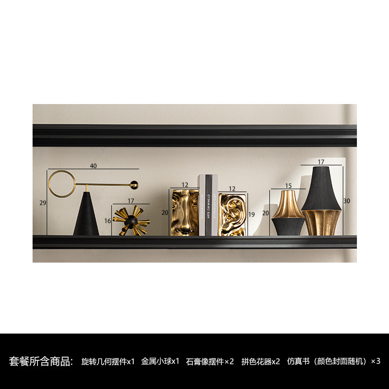 芸貝子のイタリア式の軽い豪華な芸術の高級感のきわめてシンプルな置物の客間の酒の箱のテレビの戸棚のハイエンドの大衆の陶磁器の柔らかいです。