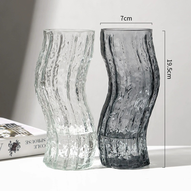 Творческие объятия Vase Hasels дом большая садовая стеклянная ваза для цветов бутылка цветов роза лилия сумка бутылки декор