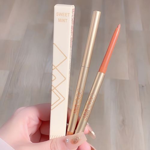 SWEET MINT line carving lip liner matte long-lasting makeup is not easy to stick to the cup to outline the lip shape pouty lips cinnamon lipstick