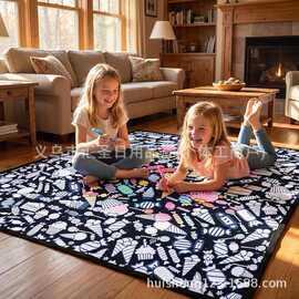 亚马逊爆款填色毯子配套画笔手工涂鸦毛毯跨境ColoringBlanket