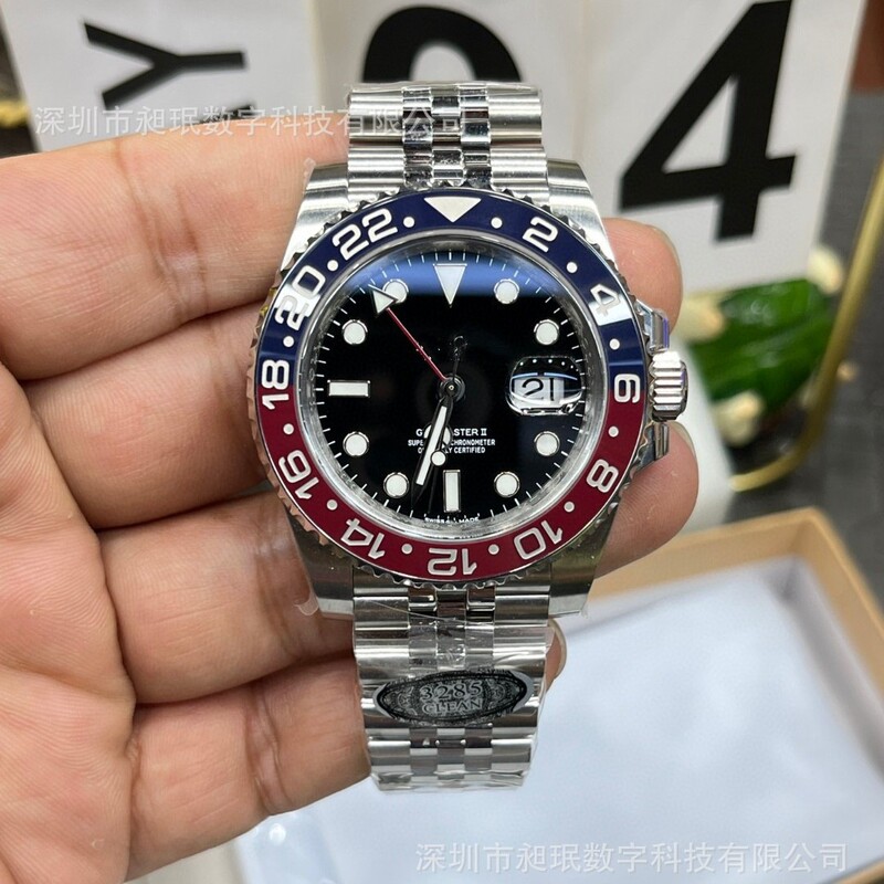 Cross-Border Trade Greenwich Coke Circle Men's Submariner Business Luminous Automatic Mechanical Watch Wholesale