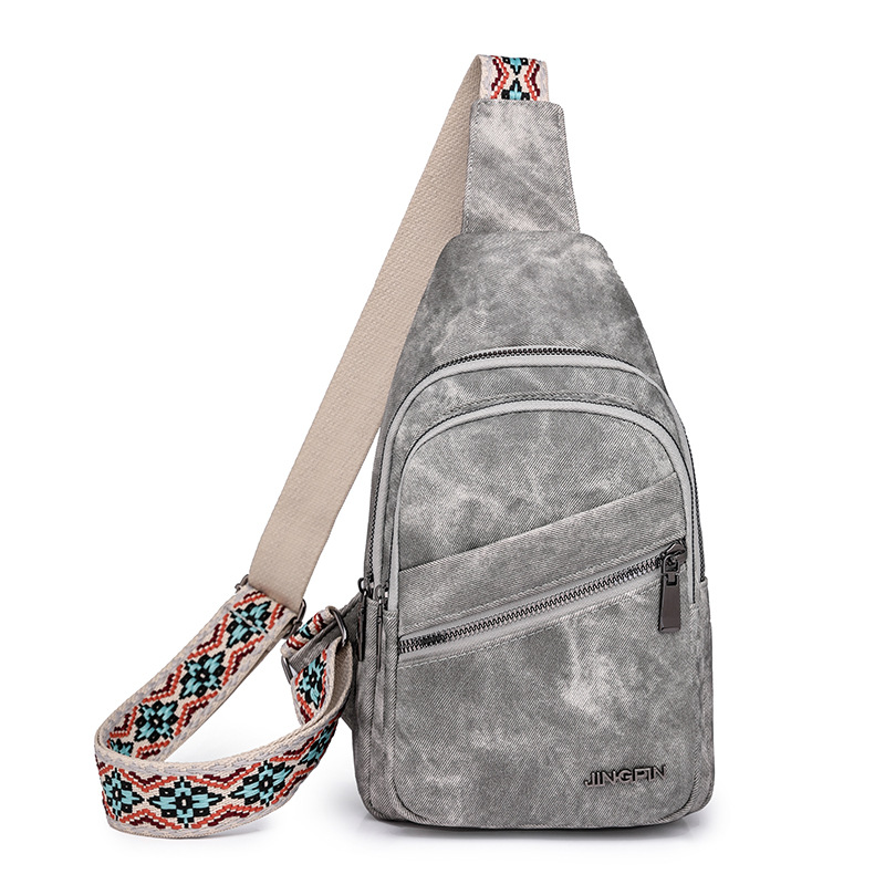 Bolso de pecho de mujer de cuero suave de la pu de alta gama para mujer de la nueva tendencia de las señoras, bolso de pecho coreano de color sólido de la moda simple