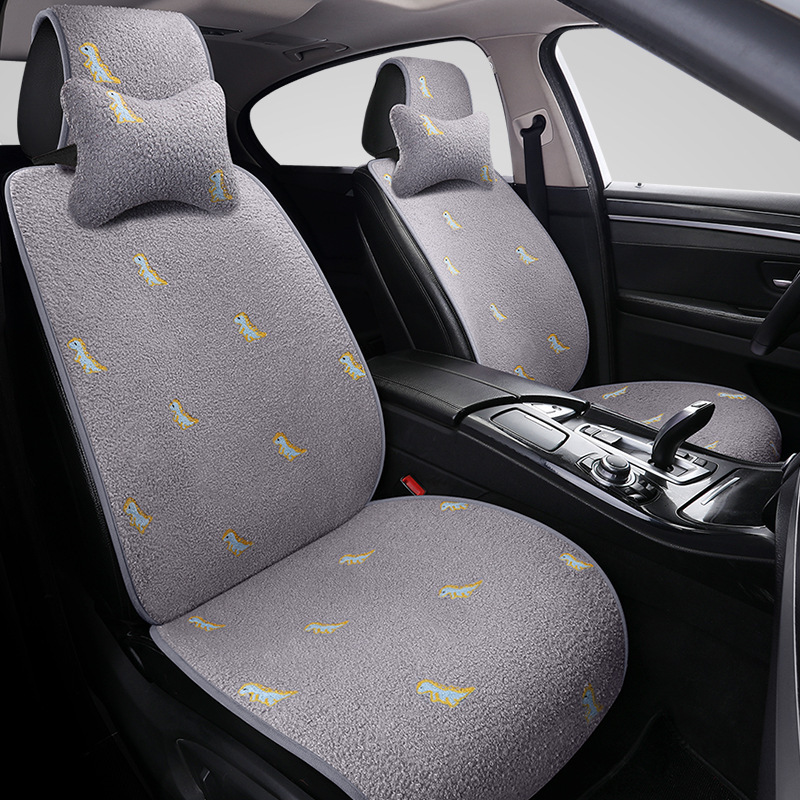 2023秋冬のぬいぐるみの車のクッションのシートカバーのシートクッションの小さい清新な女性の車のクッションの卸売り|undefined