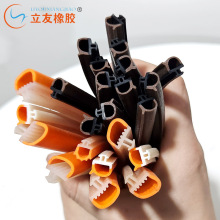 厂家供应硅胶复合密封条 定制U型门窗密封防水变色硅胶复合密封条