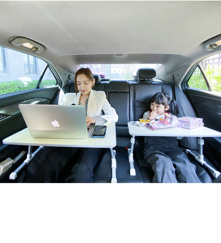Car-Mounted Small Table Board, Car Reading and Learning Table, Foldable Portable Car Table Board for the Back Seat, Small Table for the Rear of the Car