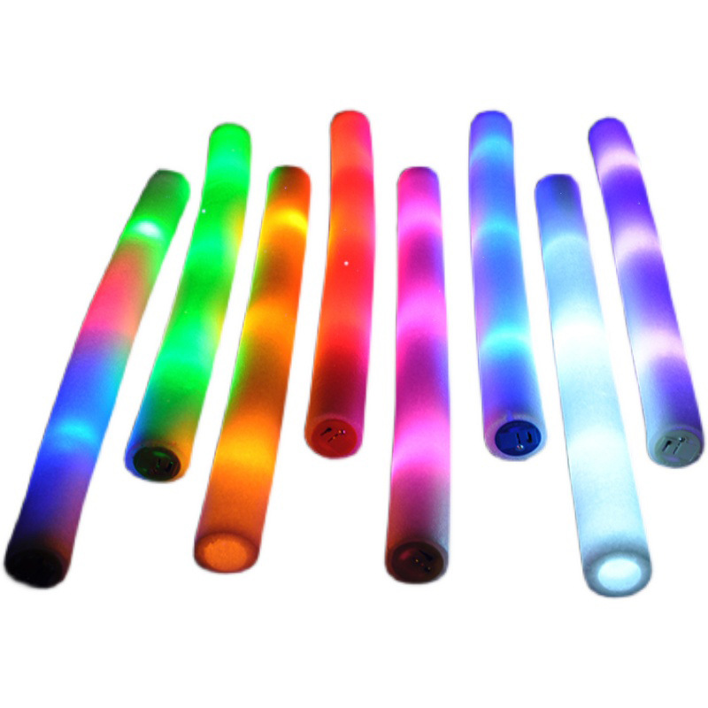 Colorido esponja de mano palo de espuma palo de concierto palo de luz LOGO flash stick palo de luz accesorios de alegría