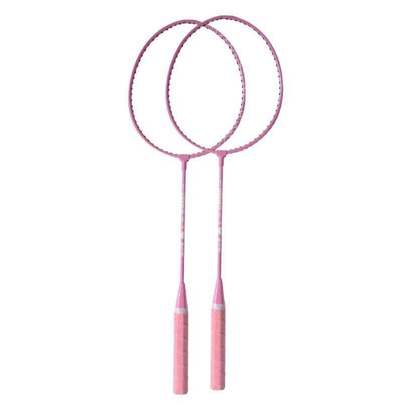 Badminton Racket Two-Pack Adult Beginner High Elastic and Anti-Hit Training Children's Professional Double-Hit Family Entertainment suit