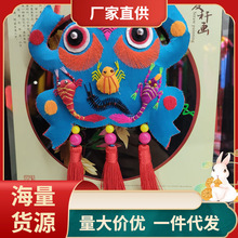◌【端午节礼物】庆阳香包手工刺绣五毒绣花绿色青蛙挂件礼品12
