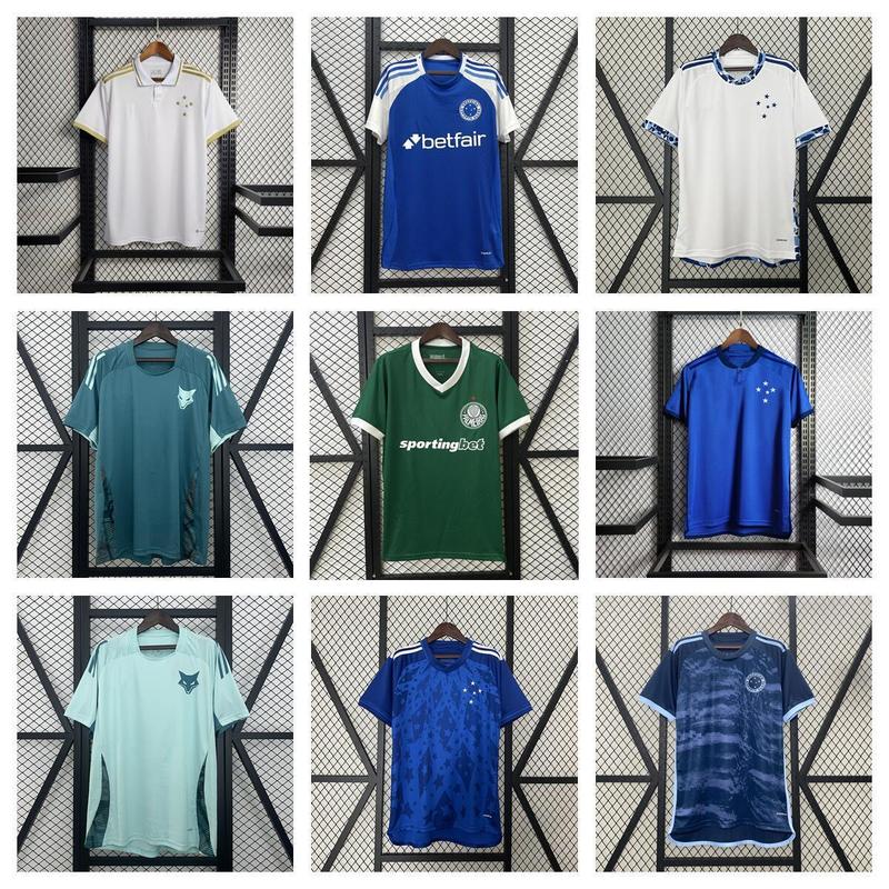 卸売タイ版ブラジルクラブジャージクルセロサッカーユニフォーム半袖トレーニングスーツサッカージャージ|undefined