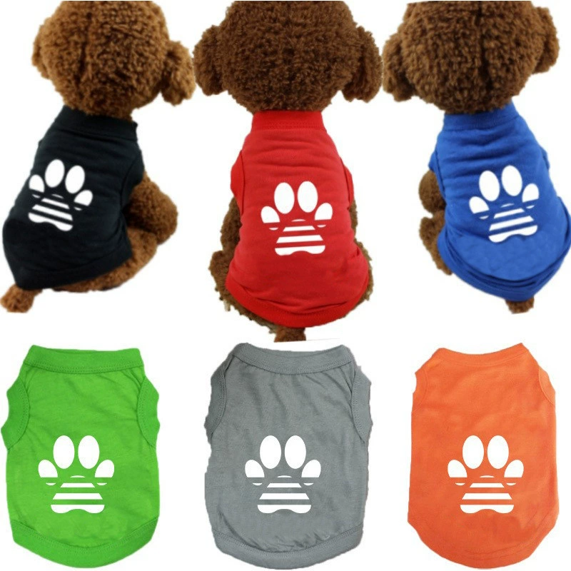 Летний жилет для собак Pet с коротким рукавом Корги Маленькая собака Средняя собака Коготь Одежда для домашних животных