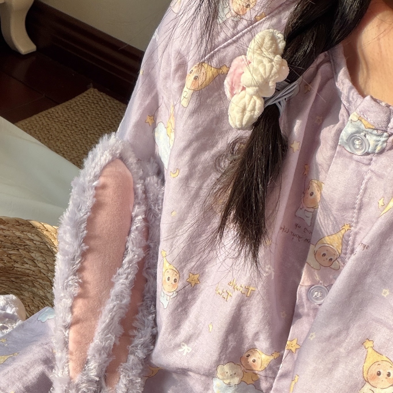 라운드넥 반팔 반바지 세트 - 소원별