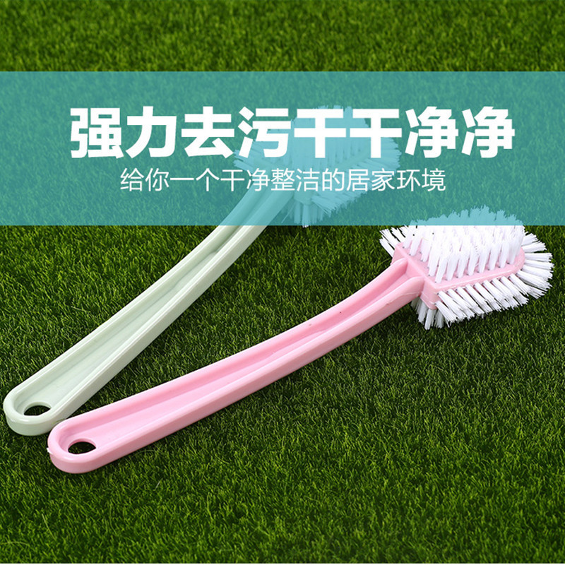 공장 가격 다용도 한국 5 면 브러시 멀티 링 데드 앵글 긴 손잡이 신발 세척 브러시 욕실 부드러운 머리 청소 브러시