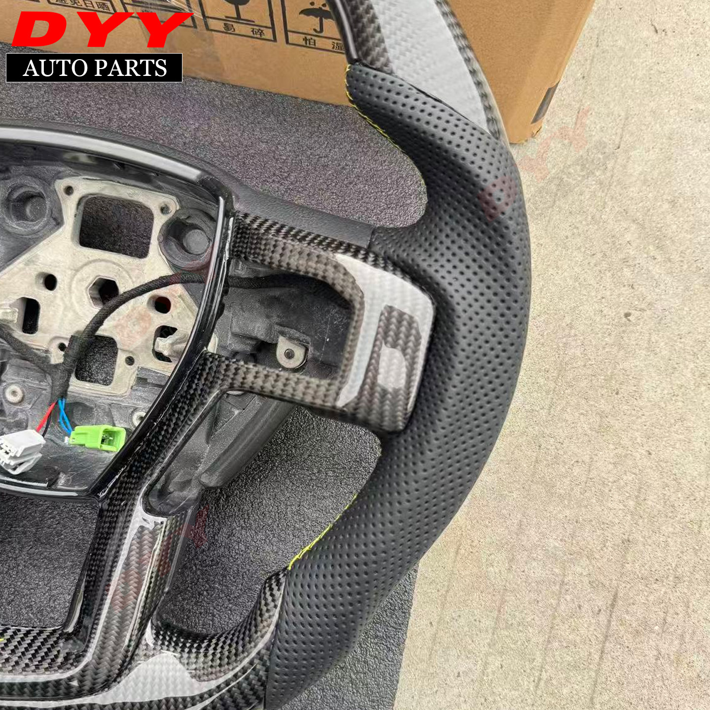 Suitable for Ford Raptor F150 Steering Wheel Upgrade Carbon Fiber Heated Steering Wheel F150 2015-2020