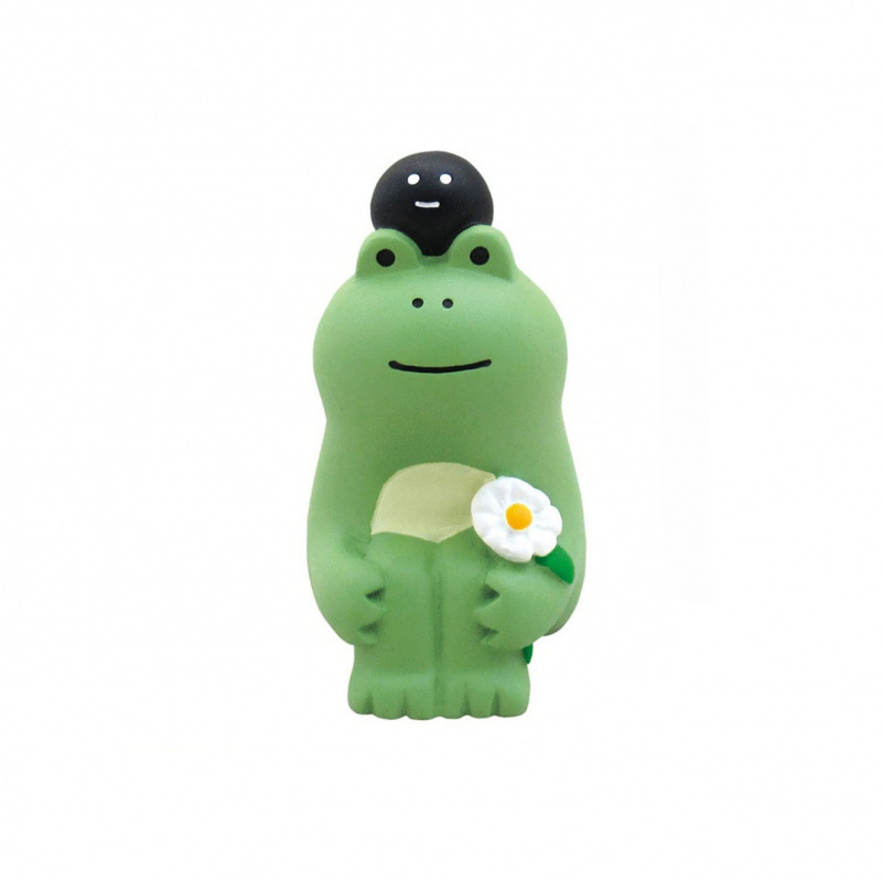 앉아있는 부모와 자식 개구리