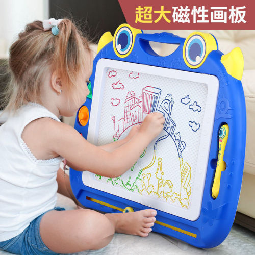 Baby Drawing Board Colorful Magnetic Children Large Painting Board Scribbling Board Magnetic Writing Board Early Education Brain Teaser Toy