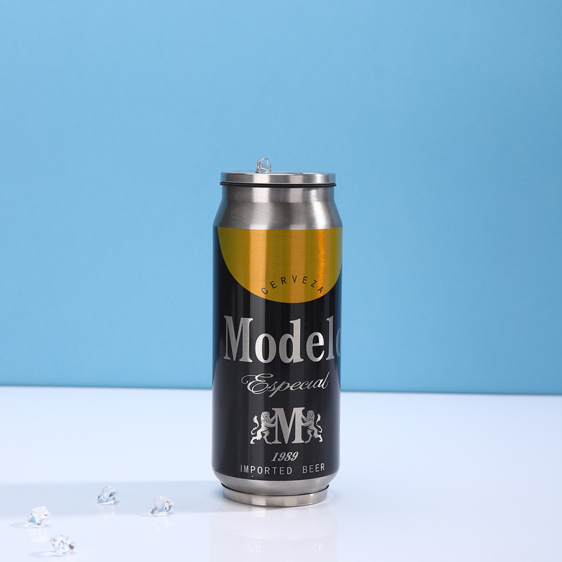 クリエイティブな新しいコーラボトル 304 ステンレス鋼真空断熱カップ屋外キャンプ直飲みビールカップ|undefined