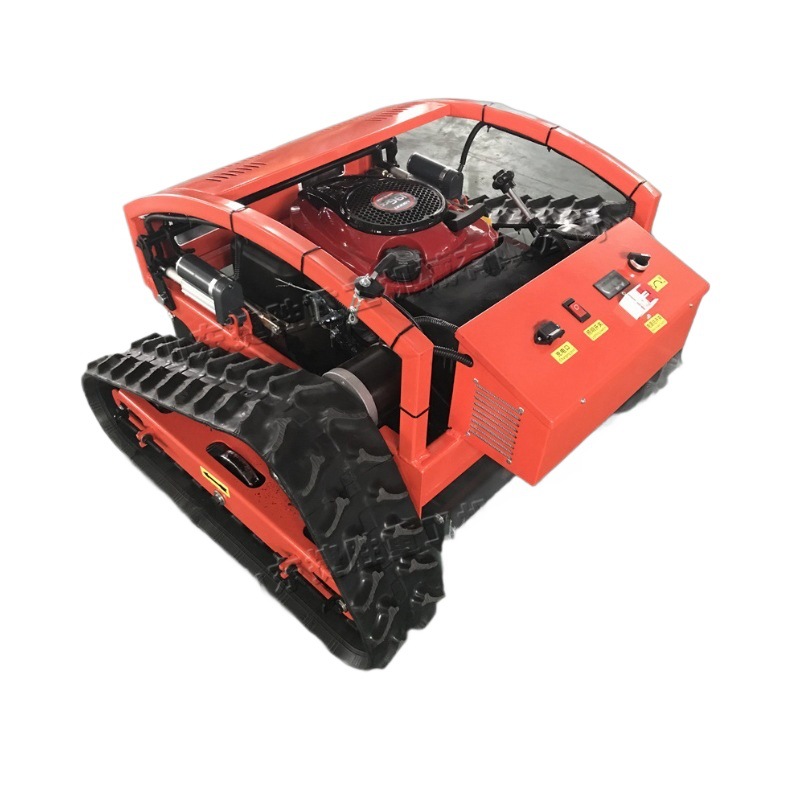 corta de césped de control remoto de rastreo de huerto agrícola silvicultural equipo inteligente de desherbación corta de césped de control remoto caminando desertivo de montaña