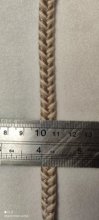 厂家直供 现货 1CM 麻棉编织绳 麻绳辫子  凉鞋底材料绳