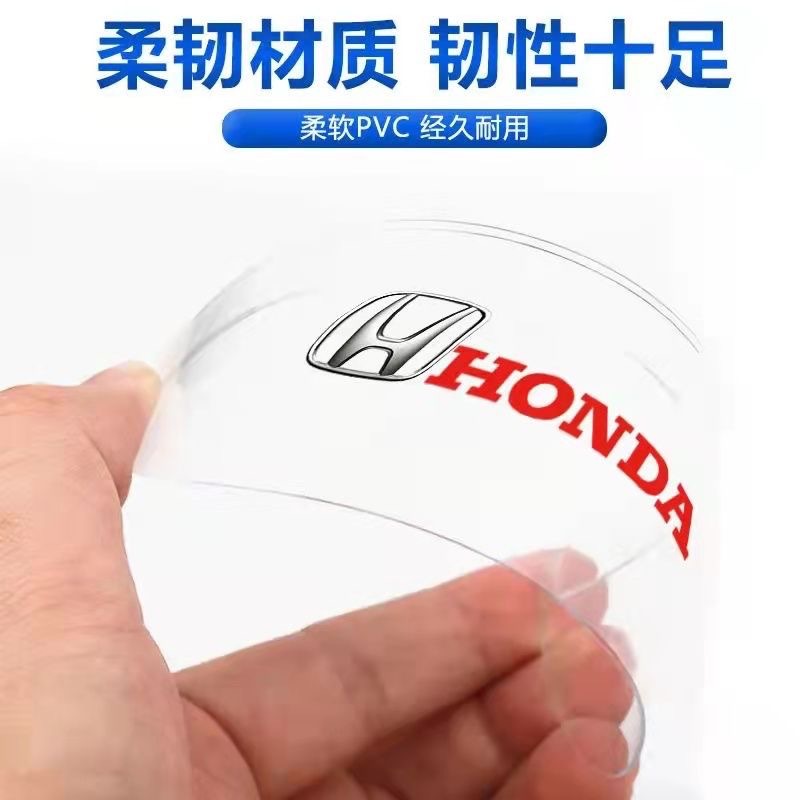 Car rain brow rearview mirror transparent universal rain shield decorative car logo waterproof sticker rain shield reversing mirror manufacturer wholesale