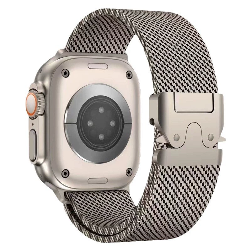Подходит для Apple Watch S10 Milanese, новый ударопрочный ремешок S987 из нержавеющей стали Ultra2