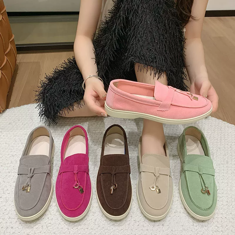 Женская обувь на плоской подошве большого размера 35–43. 41 на плоской подошве. 42. Новые стильные высококачественные лоферы. Женская повседневная обувь с ароматом Doudou.