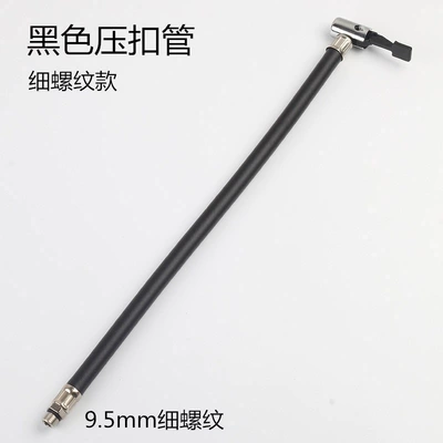 Tire pressure gun, inflation hose, air – Air pressure gauge/tire pressure gauge - 95mm-fine-thread-rubber-air-hose-push-on-connector-approximately-37cm-long