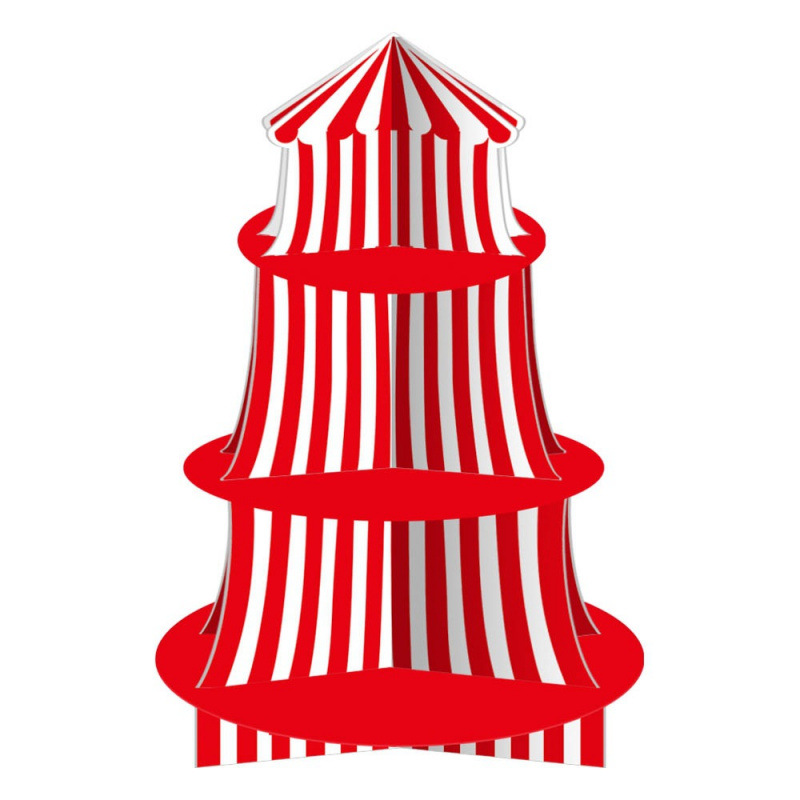 Nuevos productos transfronterizos de carnaval decoración de fiesta de carnaval para niños estantes de pastel de cumpleaños decoración de circo de carnaval