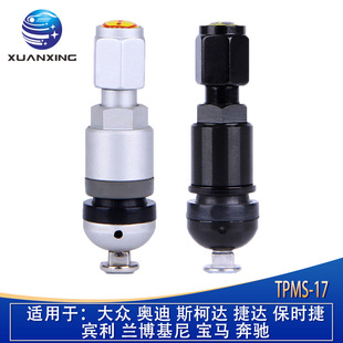 TPMS-17 suitable for Volkswagen, Audi, Porsche, BMW, Mercedes-Benz aluminum alloy tire pressure sensor valve