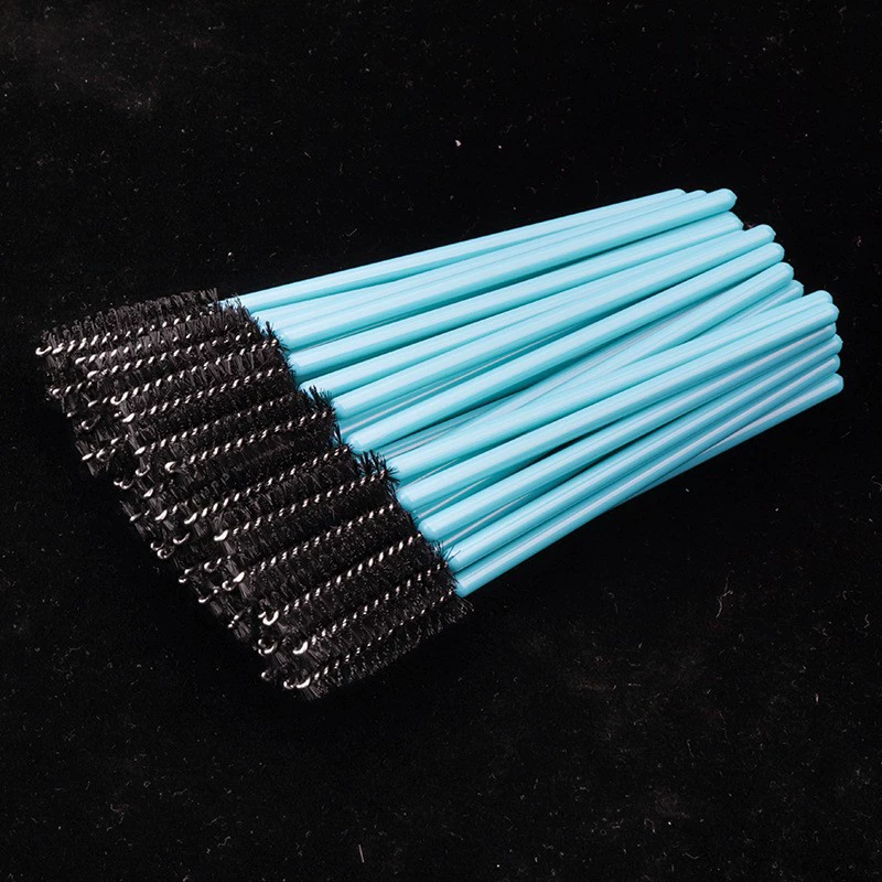 Disposable brush for eyelashes, curly false eyelashes for extension