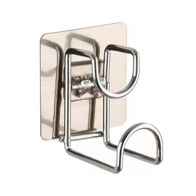 Brushed base + stainless steel hook (small washbasin stand)