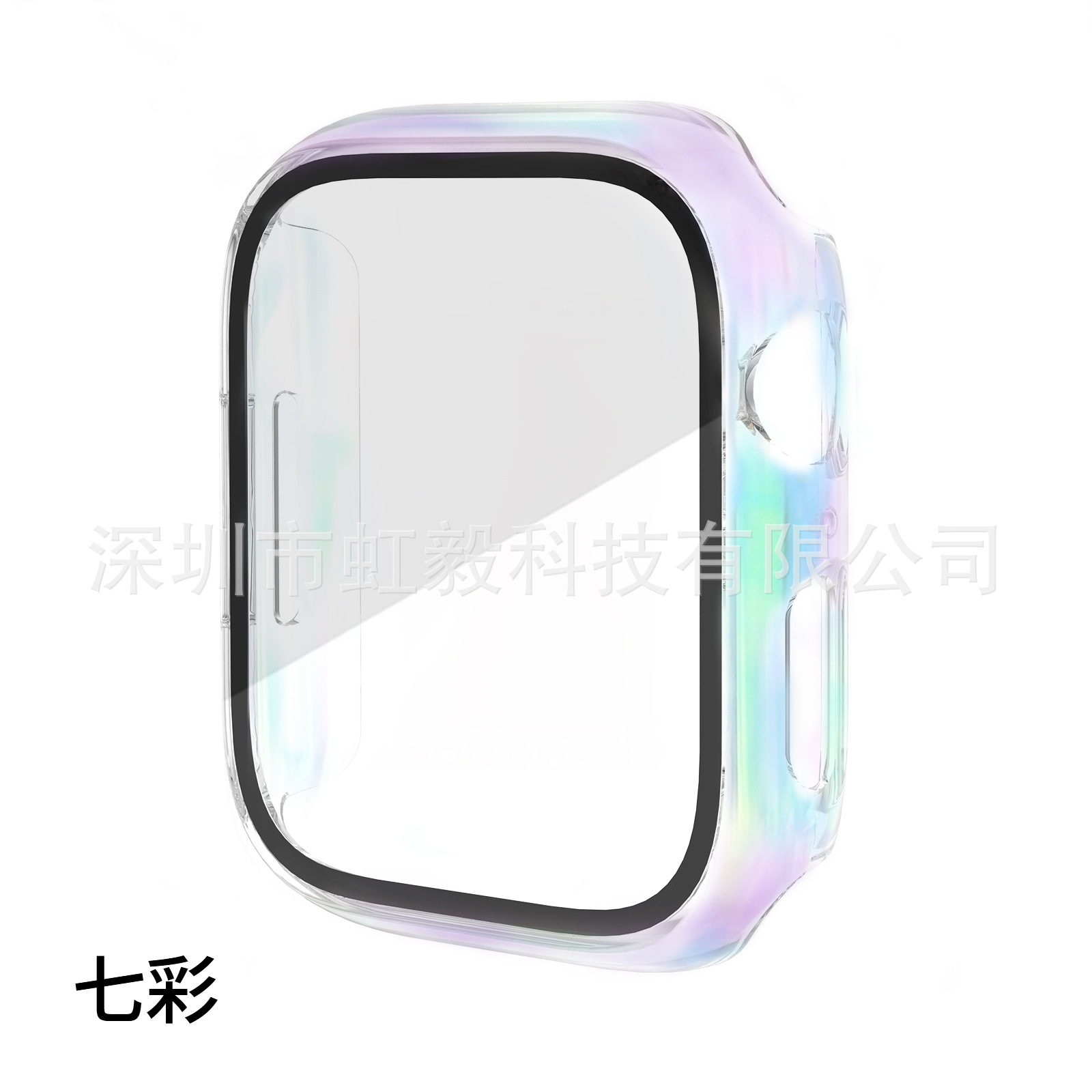 Cross-border exclusive iwatch Apple watch case SE-Series10 electroplated shell film integrated case Specification drawing