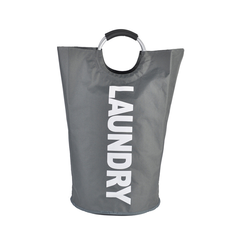 Artículos diversos del hogar cesta de la ropa bolsa de almacenamiento de cilindros de tela oxford plegable cesta de la ropa de baño cesta de almacenamiento en el hogar