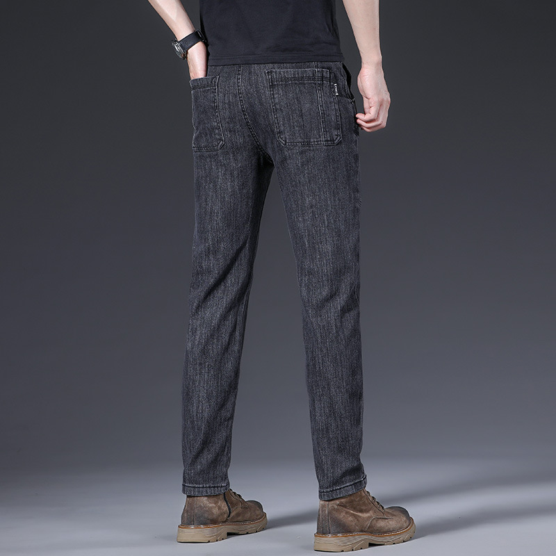 Pantalones vaqueros elásticos populares de seis bolsillos pantalones de hombre de moda de calidad simple para hombre Pantalones de hombre de Venta caliente