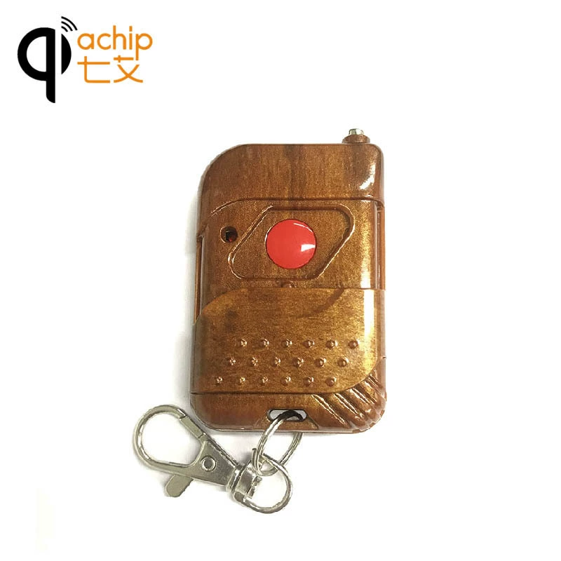 RF433M красное дерево пульт дистанционного управления один ключ EV1527 обучающий код переключатель контроля доступа охранная сигнализация Радиочастотный пульт дистанционного управления KT11